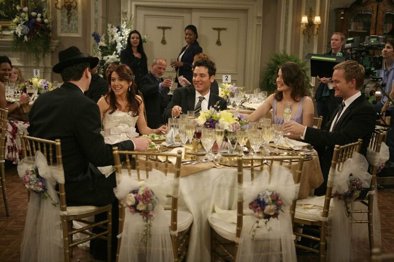 Bei den Dreharbeiten zu „How I met your mother“ … – Bild: 20th Century Fox International Television