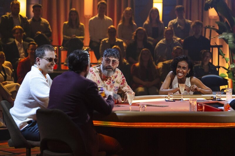 Dennis Wolter; Sido; Hadnet Tesfai – Bild: Joyn/​Florida TV /​ Weiya Yeung