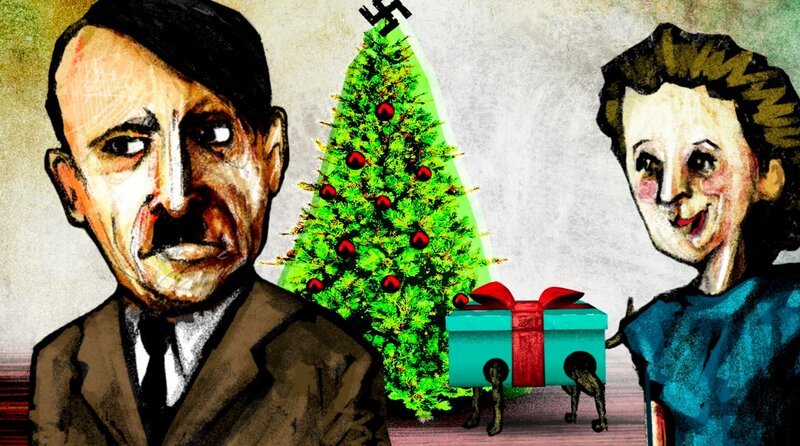 PHOENIX DER HITLER-FAKE, „Geschichte einer Jahrhundertfälschung“, am Donnerstag um 22:15 Uhr. In den Tagebüchern fabuliert Kujau, dass sich Eva Braun von Hitler einen Hund wünscht. – Bild: phoenix/​SWR/​Fritz Gnad