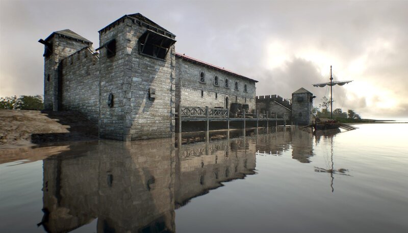 Die Flüsse Rhein und Donau, bieten „nasse Grenze“ Schutz. Aber nur, wenn sie gut bewacht werden. Zum Beispiel mit schnellen Patrouillenbooten. – Bild: BR/​SWR