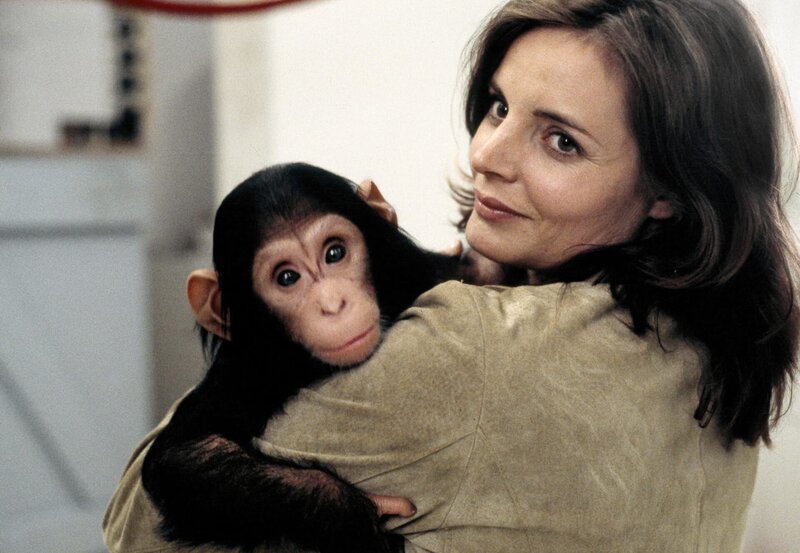 Susanne Mertens hat den kleinen Schimpansen Momo in häuslicher Pflege. Doch dem Affenbaby geht es gar nicht gut, es leidet an allergischem Asthma. – Bild: BR/​ARD/​Christa Köfer