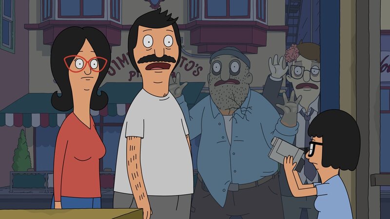 v.li.: Linda, Bob, Teddy, Mort, Tina – Bild: BOB’S BURGERS