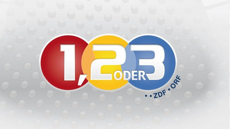 „1, 2 oder 3“ – Logo – Bild: ZDF