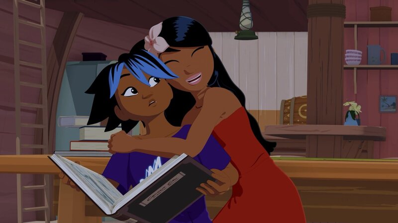 Timeti ist begeistert, dass Maimiti herausgefunden hat, wer das Unterwasserkabel durchgebissen hat. – Bild: ZDF