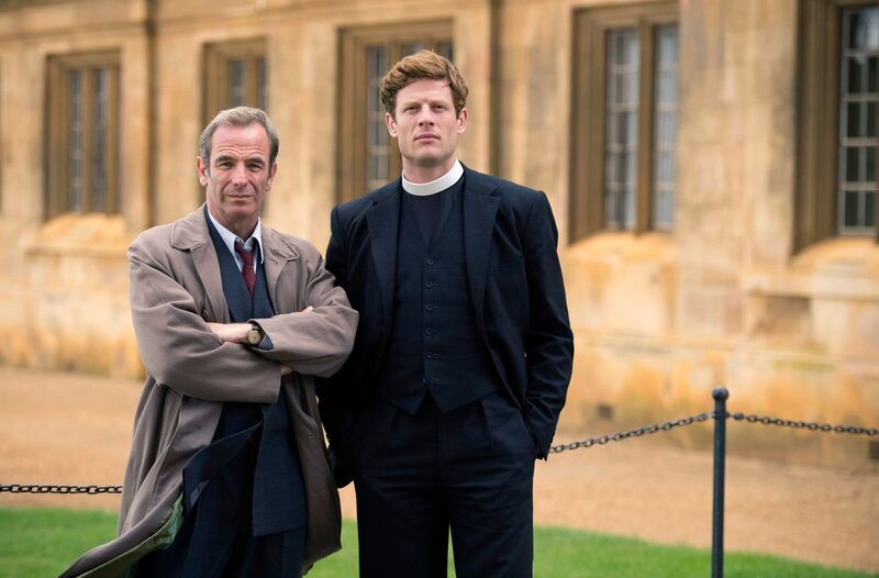 Sidney Chambers (James Norton, l.); Geordie Keating (Robson Green, r.) – Bild: WDR/​ITV