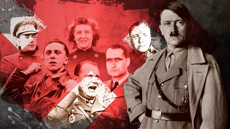Auf Grundlage aktueller Forschungen und mit koloriertem Archivmaterial erzählt die Dokumentation die Biografien der wichtigsten Figuren aus Hitlers Machtzirkel. – Bild: ZDF