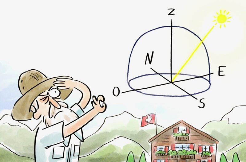 Professor Schnauzbart erklärt das überraschende Navigationssystem der Ameisen. – Bild: ARTE F /​ Folimage/​Ex Nihilo