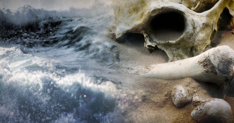 Das Doggerland, das in der heutigen Nordsee verortet wird, wird durch ein verheerendes Naturereignis ausgelöscht. – Bild: ZDF