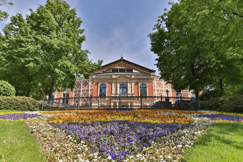 Das Bayreuther Festspielhaus. – Bild: BR, Markus Konvalin / ZDF Das Bayreuther Festspielhaus. – Bild: BR, Markus Konvalin / ZDF