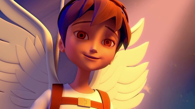 Chris als Verkuendigungsengel – Bild: Bibel TV Chris als Verkuendigungsengel – Bild: Bibel TV