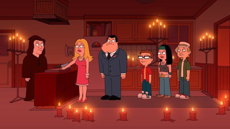 L-R: Avery Bullock, Francine, Stan, Steve, Hayley, Jeff – Bild: ViacomCBS /​ FOX /​ 2012 FOX BROADCASTING /​ TCFFC ALL RIGHTS RESERVED.