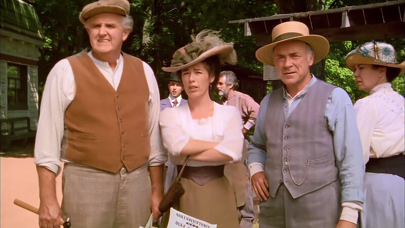 Bert Potts (Roger Dunn), Olivia ,Dale (Mag Ruffman), Alec King (Cedric Smith) (v.l.) – Bild: @Bibel TV