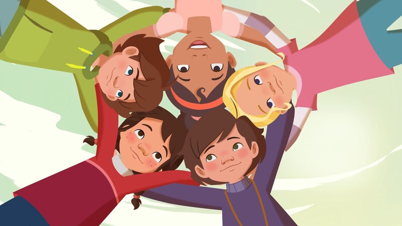 Die Mädchen sind ein super Team. – Bild: ZDF/​WunderWerk