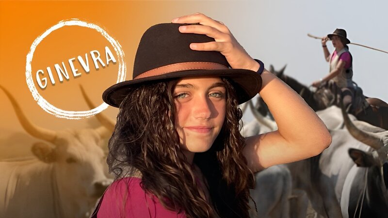 Ginevra ist Rinderhirtin in der vierten Generation. – Bild: SWR/​Carmen Butta