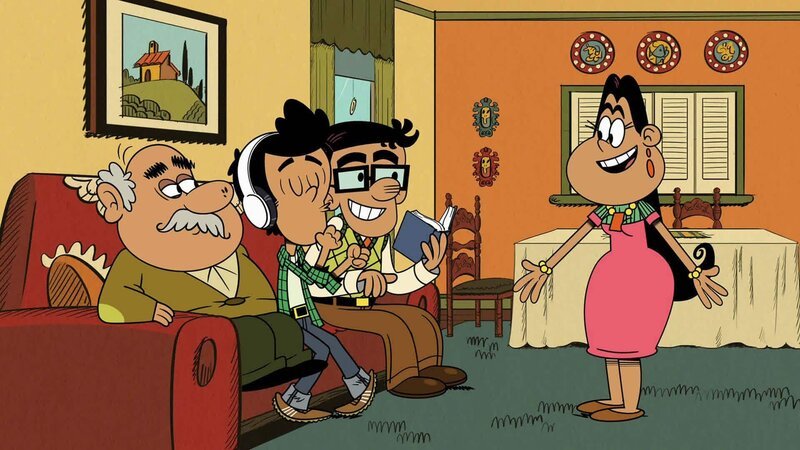 L-R: Grandpa Hector, Bobby, Carlos, Frida – Bild: Nickelodéon