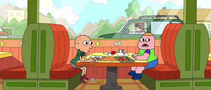 v.li.: Sumo, Clarence – Bild: Warner Bros. Animation /​ Cartoon Network Studios