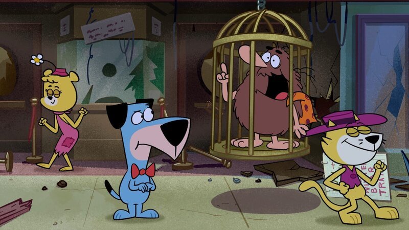 Floral Rugg, Huckleberry Hound, Captain Caveman, Top Cat – Bild: Cartoon Network