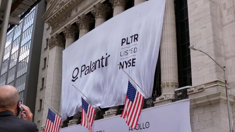 Börsengang Palantir, New York, September 2020. – Bild: HR/sternfilm/Klaus Stern Börsengang Palantir, New York, September 2020. – Bild: HR/sternfilm/Klaus Stern