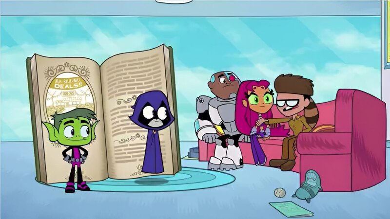 v.li.: Beast Boy, Raven, Cyborg, Starfire, Robin – Bild: TM and The Cartoon Network, Inc.