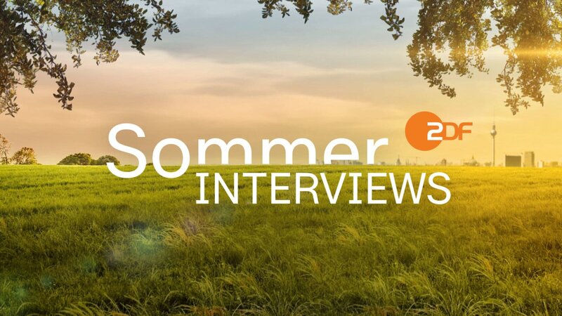 Logo: „Berlin direkt – Sommerinterviews“ – Bild: ZDF