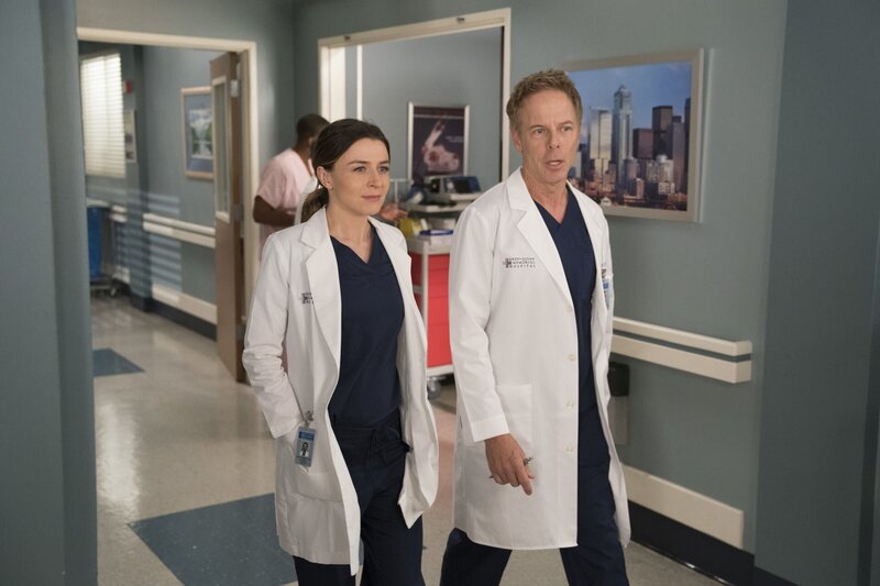 Amelia (Caterina Scorsone, l.) und Tom (Greg Germann, r.) wollen mit Hilfe von Ultraschall-Wellen einen Jungen von seinem Gehirntumor befreien. Doch ist diese Methode wirklich die beste? – Bild: American Broadcasting Companies, Inc.