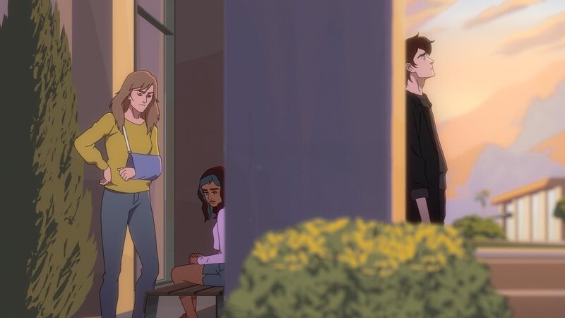 (v.l.n.r.) Renee; Hannah; Caspian – Bild: 2022 AMC Film Holdings LLC. All Rights Reserved. Lizenzbild frei