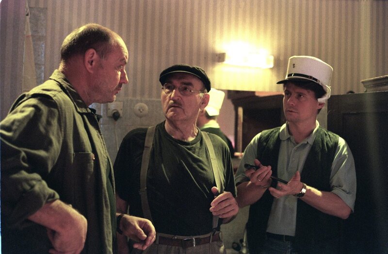 (v.li.): Wolfgang Böck, Jaromir Borek, Christian Spatzek. – Bild: ORF/​MR Film/​Contessina Bauer