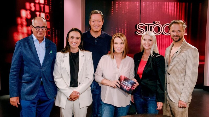 Rudolf Likar, Lara Vadlau, Alex Kristan, Barbara Stöckl, Astrid Wirtenberger, Philipp Hochmair. – Bild: ORF/​Günther Pichlkostner