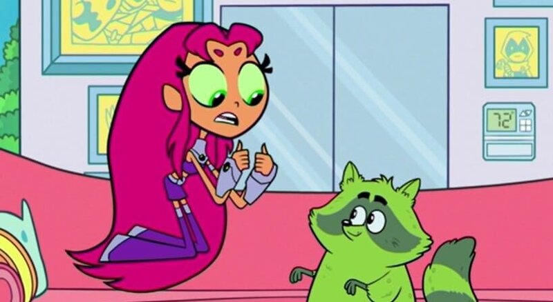 v.li.: Starfire, Beast Boy – Bild: TM and 2020 The Cartoon Network, Inc. A WarnerMedia Company. All Rights Reserved.