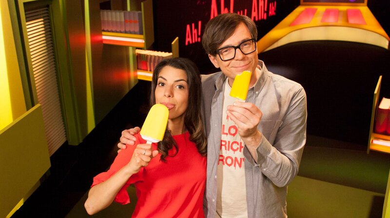 Clarissa und Ralph beschäftigen sich heute mit dem Thema „Eis“ – Bild: BR/​WDR/​Thorsten Schneider