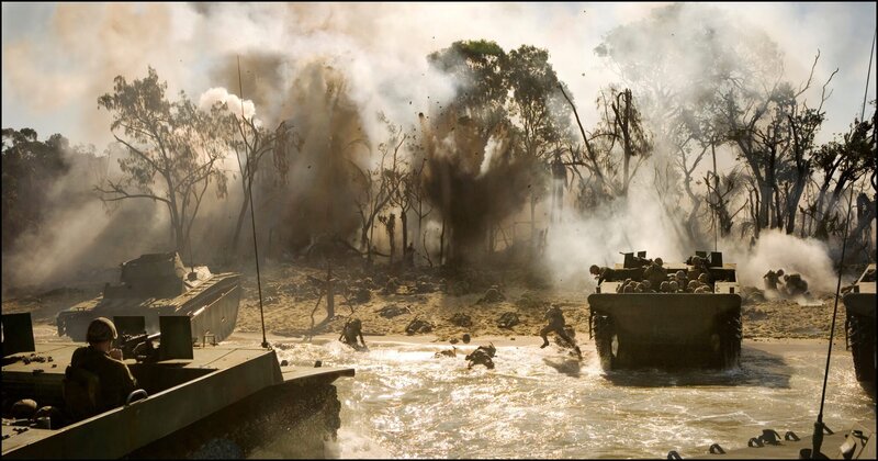 Szene aus der Serie „The Pacific“ – Bild: 2015 Home Box Office, Inc. All rights reserved. HBO® and all related programs are the property of Home Box Office, Inc.