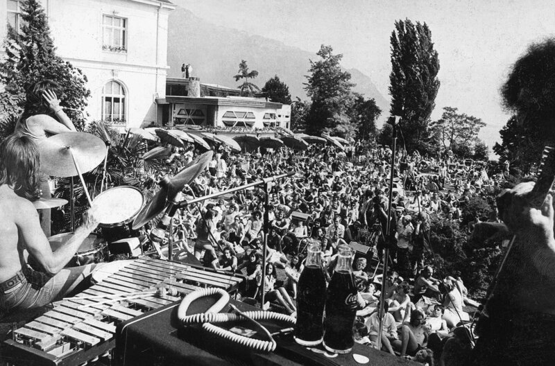 Die schottische Bluesrock-Band Stone The Crows beim Montreux Jazz Festival im Jahr 1970 – Bild: Claude Nobs Archives/​Claude Nobs Foundation