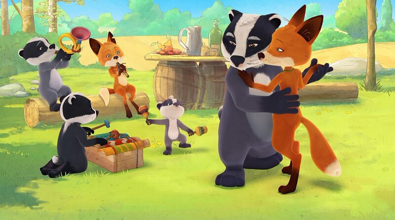 Das Fest beginnt. Margret und Edmund tanzen den Eröffnungsball. – Bild: WDR/​Mediatoon