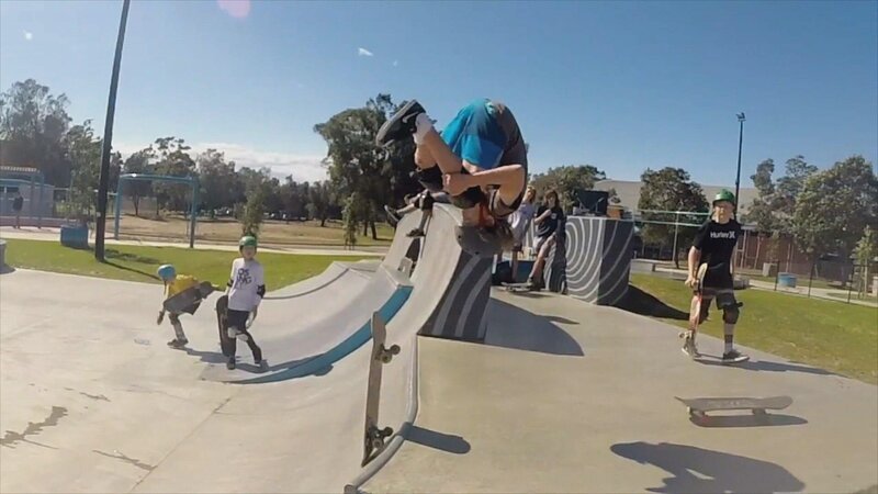Man performing a skateboard flip. (National Geographic) – Bild: Copyright © The National Geographic Channel.