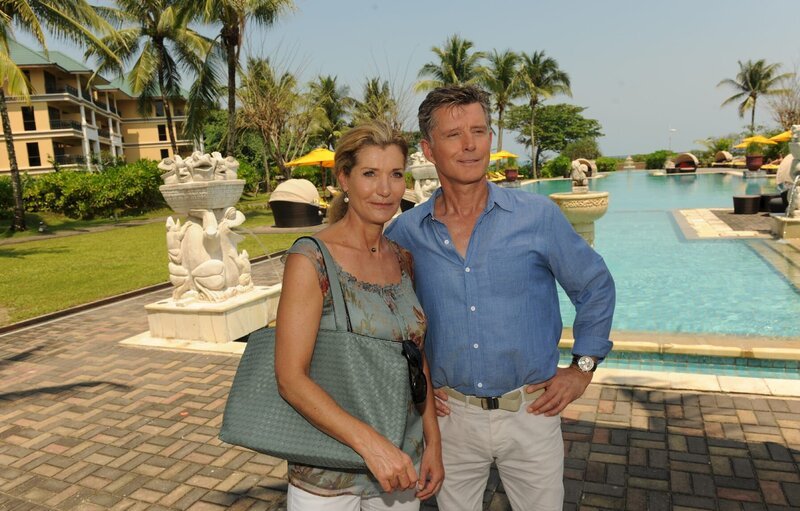 Christine Mayn (Christine Sander), Nick Wilder (Dr. Sander). – Bild: ZDF und Dirk Bartling