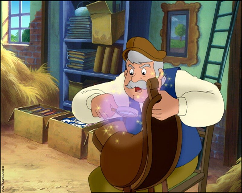 Sabrina benötigt dringend einen neuen Sattel. Vom Trödler Hannes bekommen Bibi und Tina einen gebrauchten Sattel, der Sabrina wie angegossen passt. – Bild: ZDF/​KIDDINX Studios GmbH