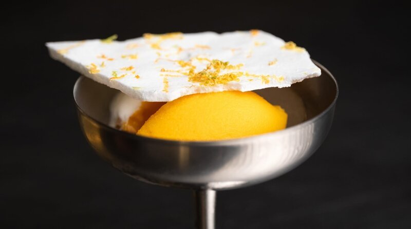 Sarah Hallmanns perfektes Mandarineneis. – Bild: SR/​C. Heymann