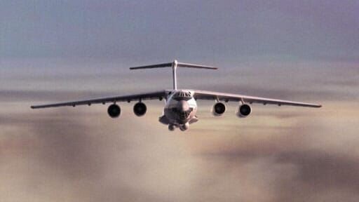 Vorderansicht des Flugzeugs. CGI STILL – Bild: NGC Europe Limited