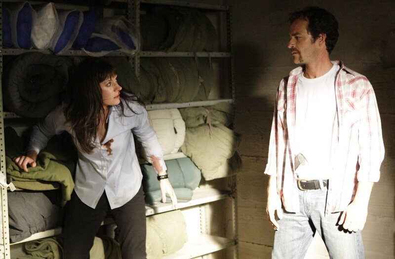 L-R: Emily Prentiss (Paget Brewster) und Benjamin Cyrus (Luke Perry) – Bild: ABC Studios