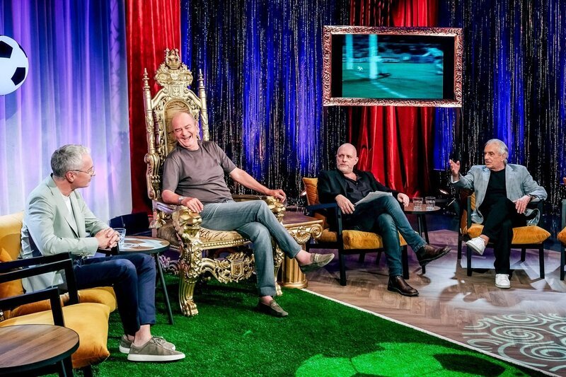v.li.: Rainer Pariasek, Herbert Prohaska, Christoph Grissemann, Hans Huber. – Bild: ORF /​ Hans Leitner