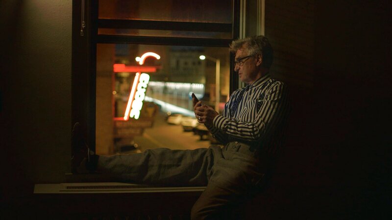 Wim Wenders während Dreharbeiten zu Wim Wenders „Desperado“. – Bild: NDR