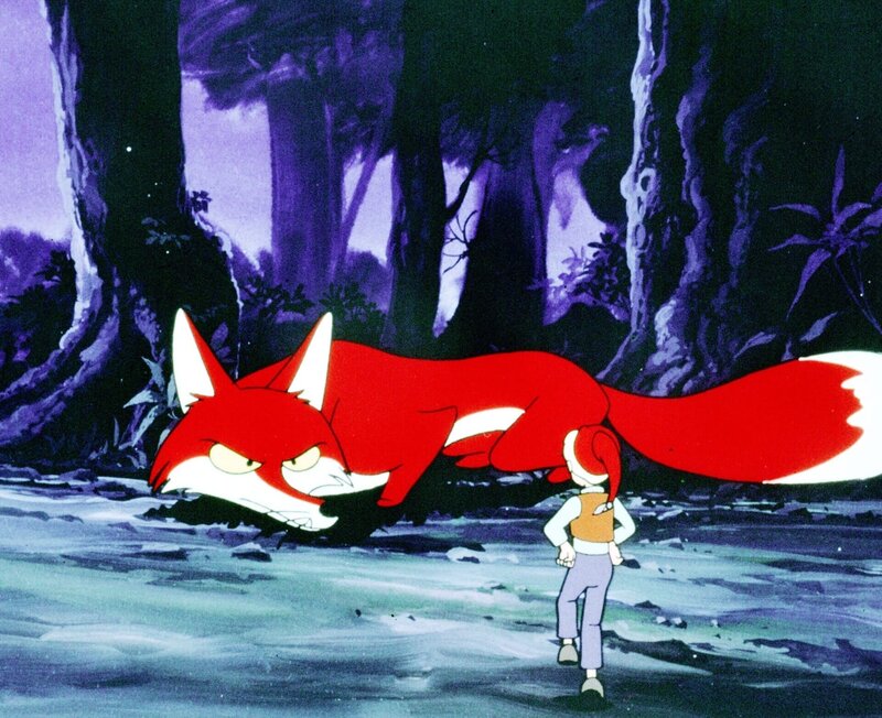 Zum ersten Mal begegnet Nils Holgersson seinem Todfeind, dem Fuchs Smirre. – Bild: ORF/​Apollo Filmverleih