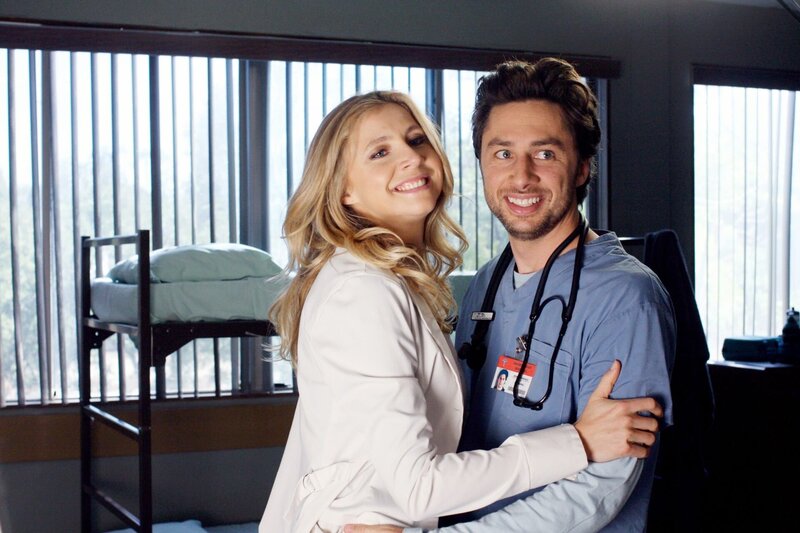 Sarah Chalke (Elliot Reid), Zach Braff (John ‚J.D.‘ Dorian). – Bild: ORF/​Disney/​Michael Ansell