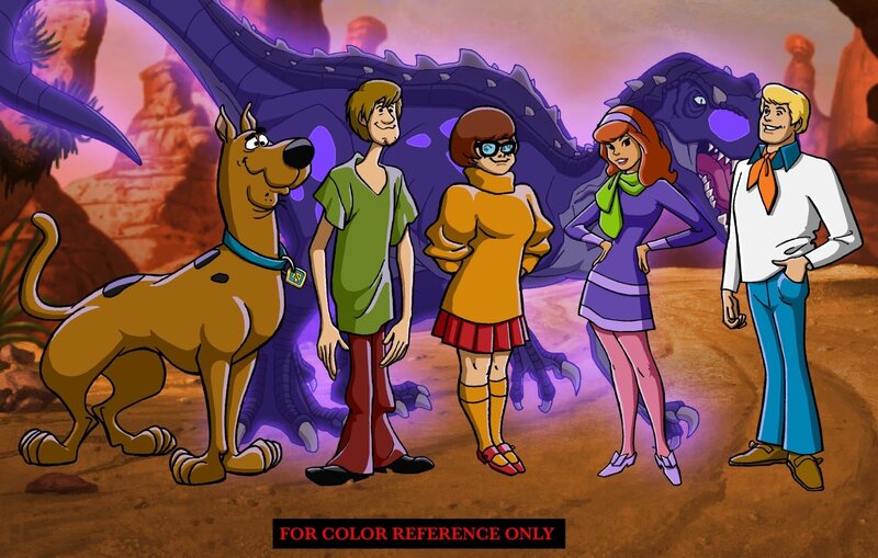 L-R: Scooby-Doo, Shaggy, Velma, Daphne, Fred – Bild: WARNER BROS TELEVISION