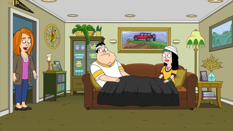 v.li.: Bev DiVincenzo, Stan, Hayley – Bild: Paramount