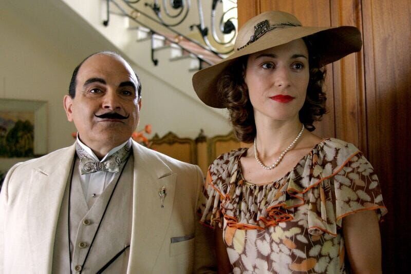 L-R: Hercule Poirot (David Suchet), Katherine (Georgina Rylance) – Bild: ITV Studios Limited