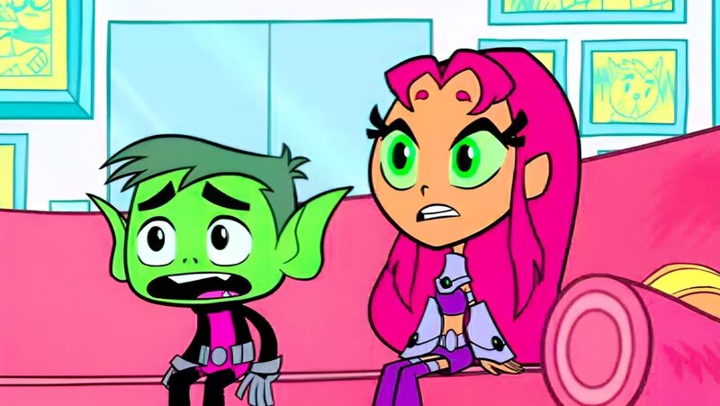 v.li.: Beast Boy, Starfire – Bild: Cartoon Network