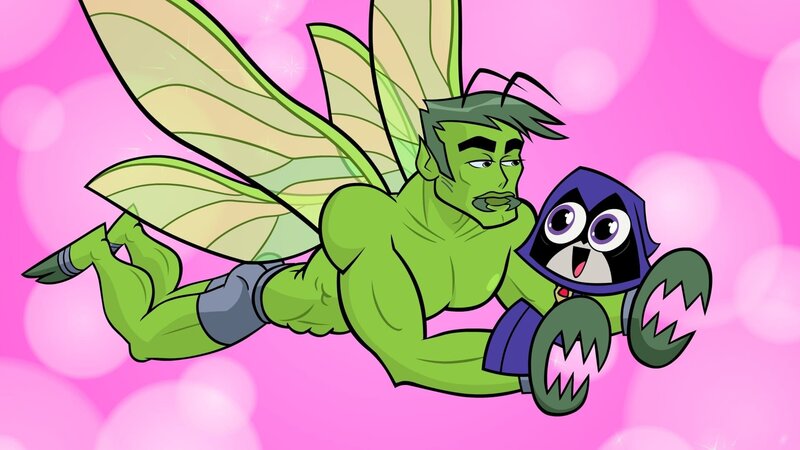 L-R: Beast Boy, Robin – Bild: Cartoon Network