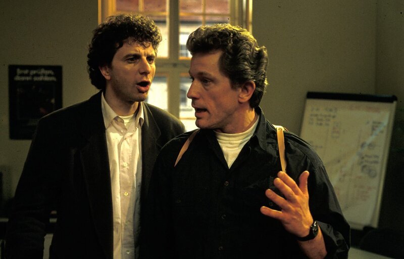 Die beiden Kriminalhauptkommissare Franz Leitmayr (Udo Wachtveitl, links) und Ivo Batic (Miroslav Nemec). – Bild: BR/​Voissfilm/​Studio Lemm