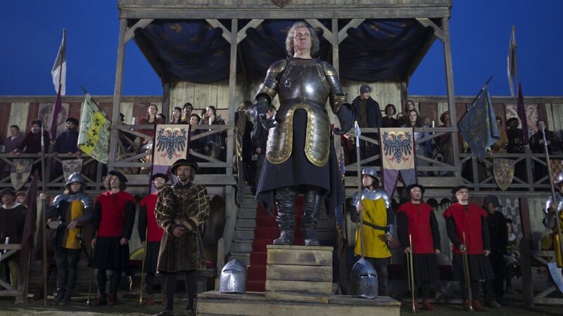 Das Turnier ist zu Ende: Kaiser Maximilian bleibt selbstverständlich unbesiegt. – Bild: ZDF und Jiri Skupien